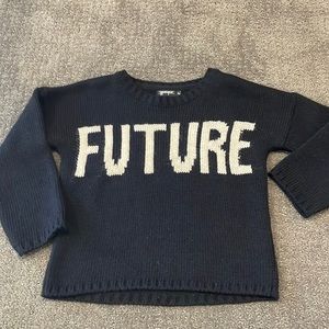 Navy sweater Future/Past